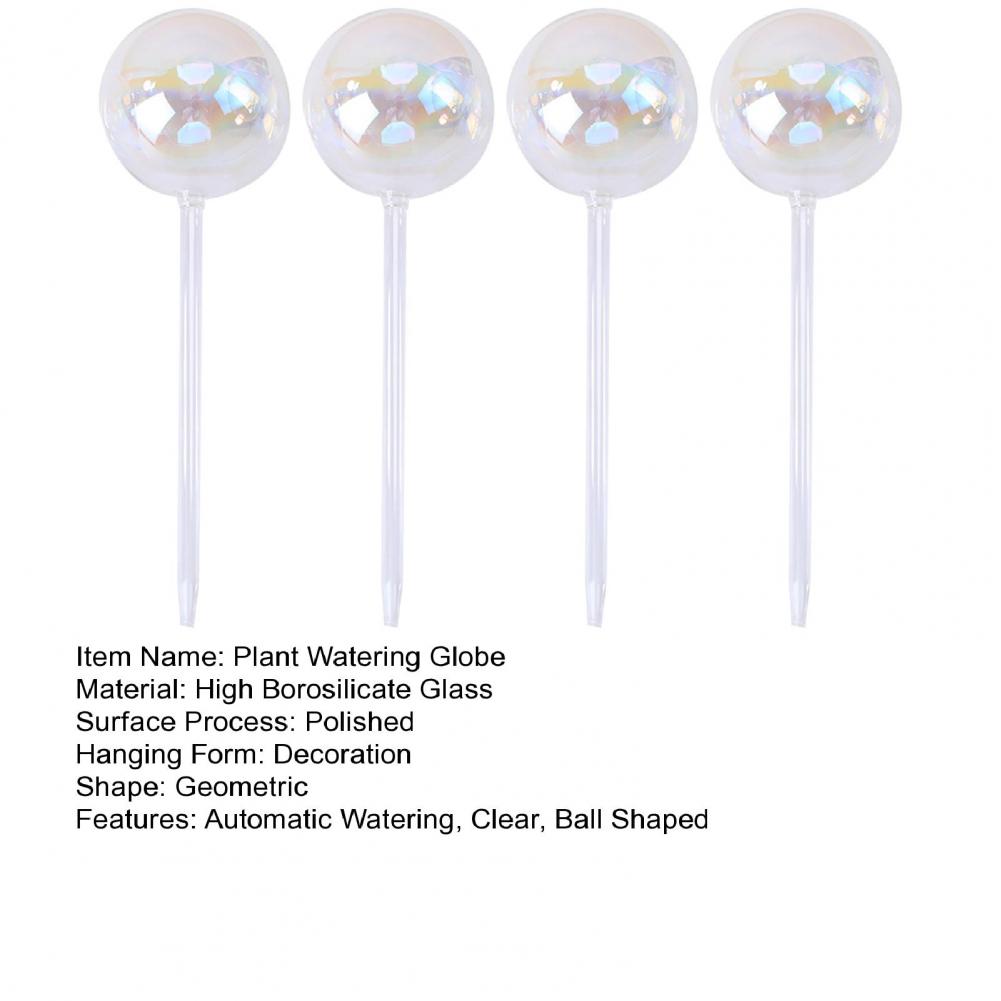 4/6Pcs 22cm Plant Watering Globes Automatic Glass Watering Bulbs 7CM Diameter Self-Watering Globes Indoor Plant Watering Tools