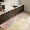Microfiber Kitchen Two-piece Floor Mat Foot Pad Home Balcony Carpet Long Non-slip Oil Absorption and Water Absorption