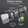 Multifunctional Design EDC Flashlight Aluminum Alloy Magnetic Tail Rechargeable Torch Four Color Side Lights Cap Lamp Mini Torch