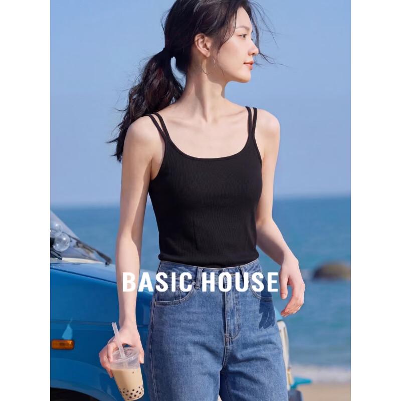 Basic House Women s Double-Strap Camisole S