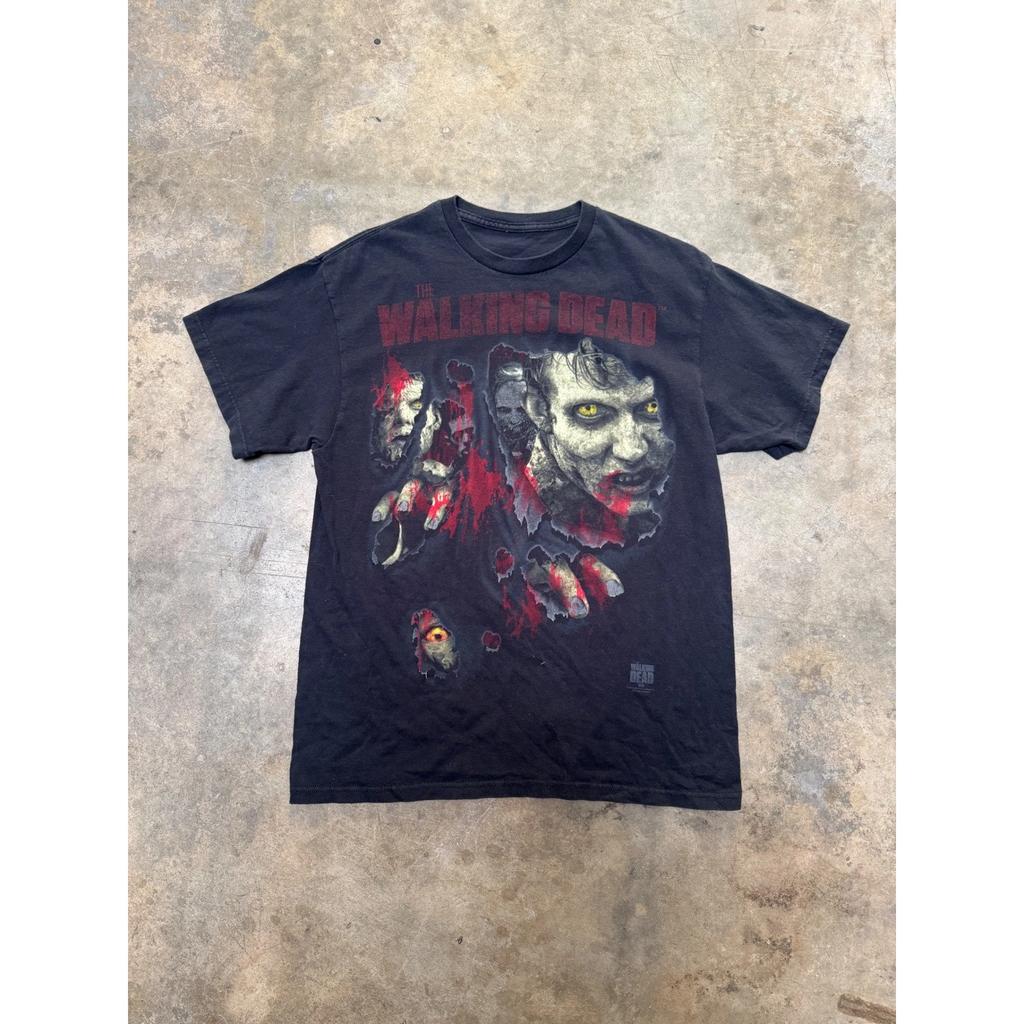 2013 The Walking Dead Zombies Graphic T Shirt Horror TV Show Mens Medium