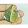 34X37X04MM Natural Rhyolite Jasper Pear Shape Cabochon Loose Gemstone 44Cts. G-377