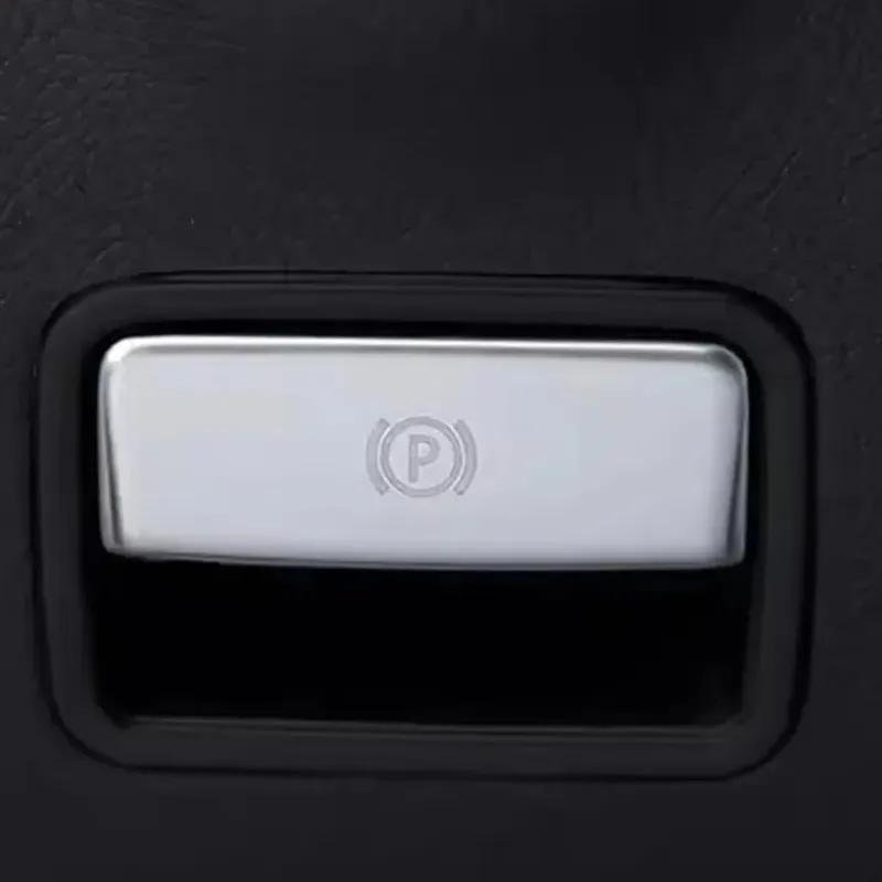 Metal Car P Button & Foot Brake Release Switch Decoration Trim for Mercedes Benz A B S Class CLA GLA GLE GL ML SLK Accessories