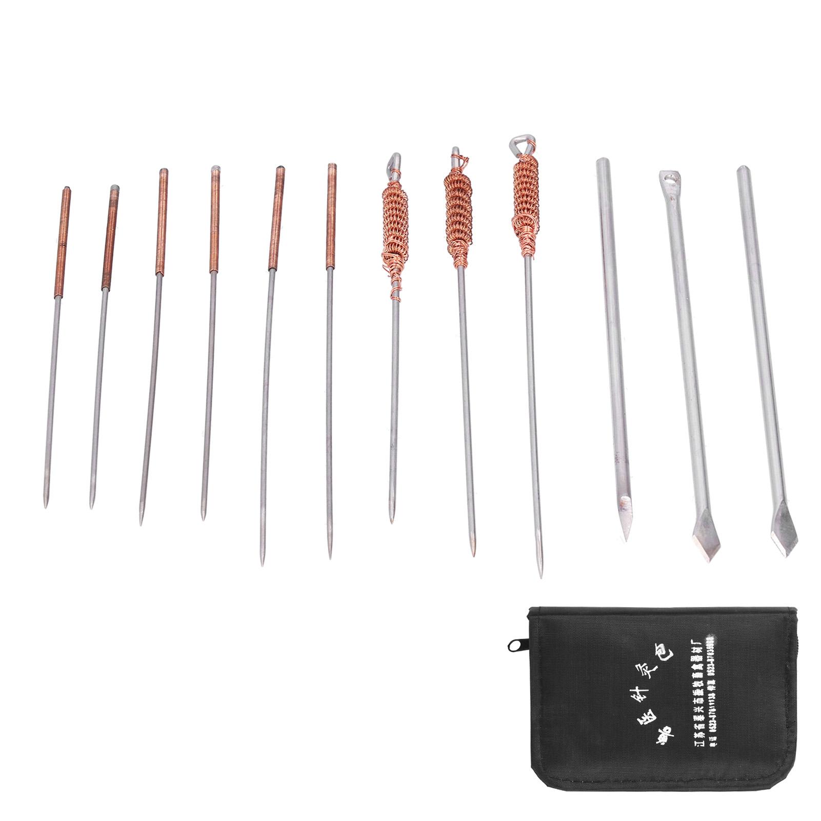 Veterinaire Acupunctuur Kit Veterinaire Therapie Vuur Naald Brede Naald Set voor Varken Koe Schaap Paard white