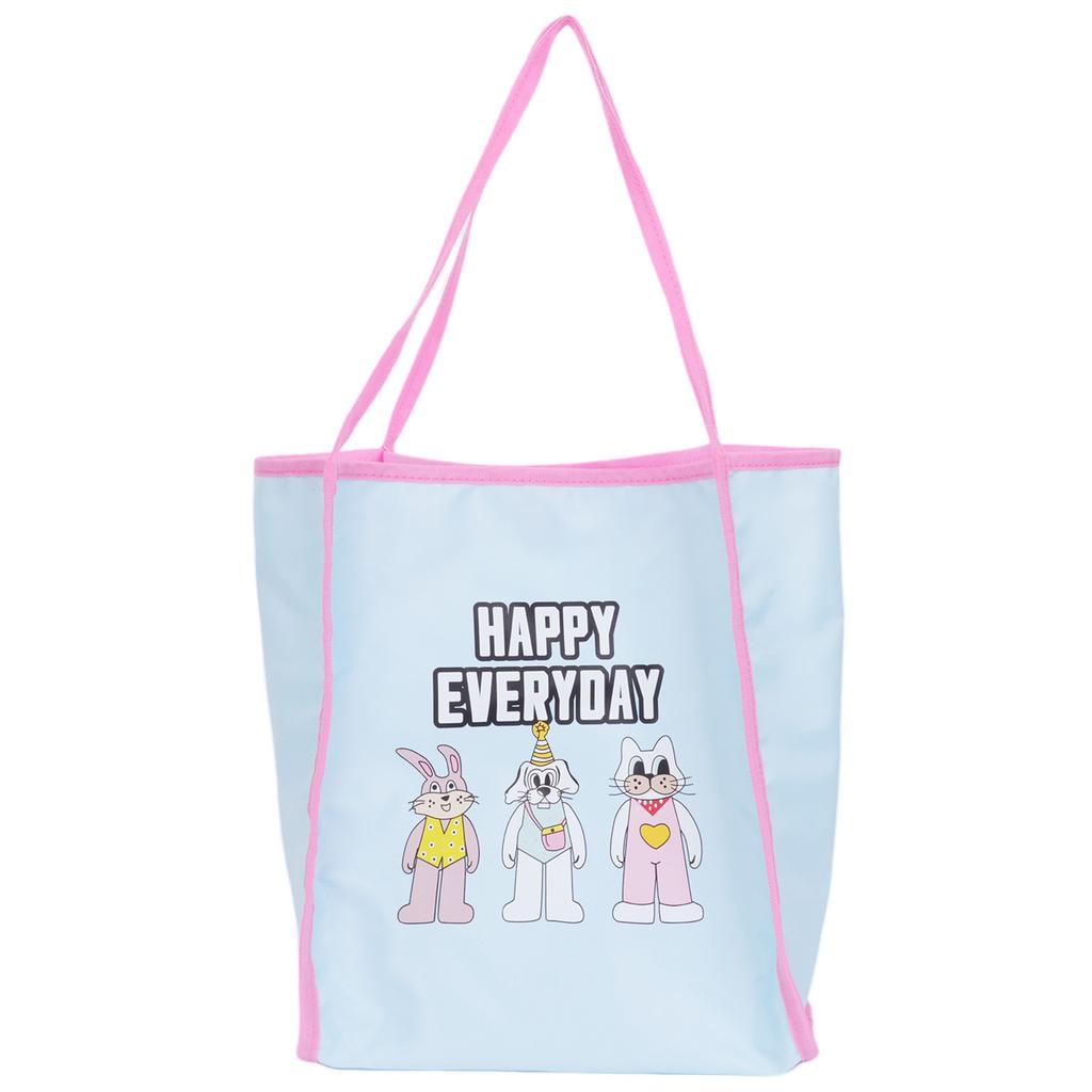 Fresh and versatile tote bag women's large-capacity cartoon printed armpit bag ins fashionable sweet trendy shoulder bag