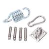 Suspension Bracket Hammock Mount with Square Door Buckle Spring Steel Expansion Screw Carabiner