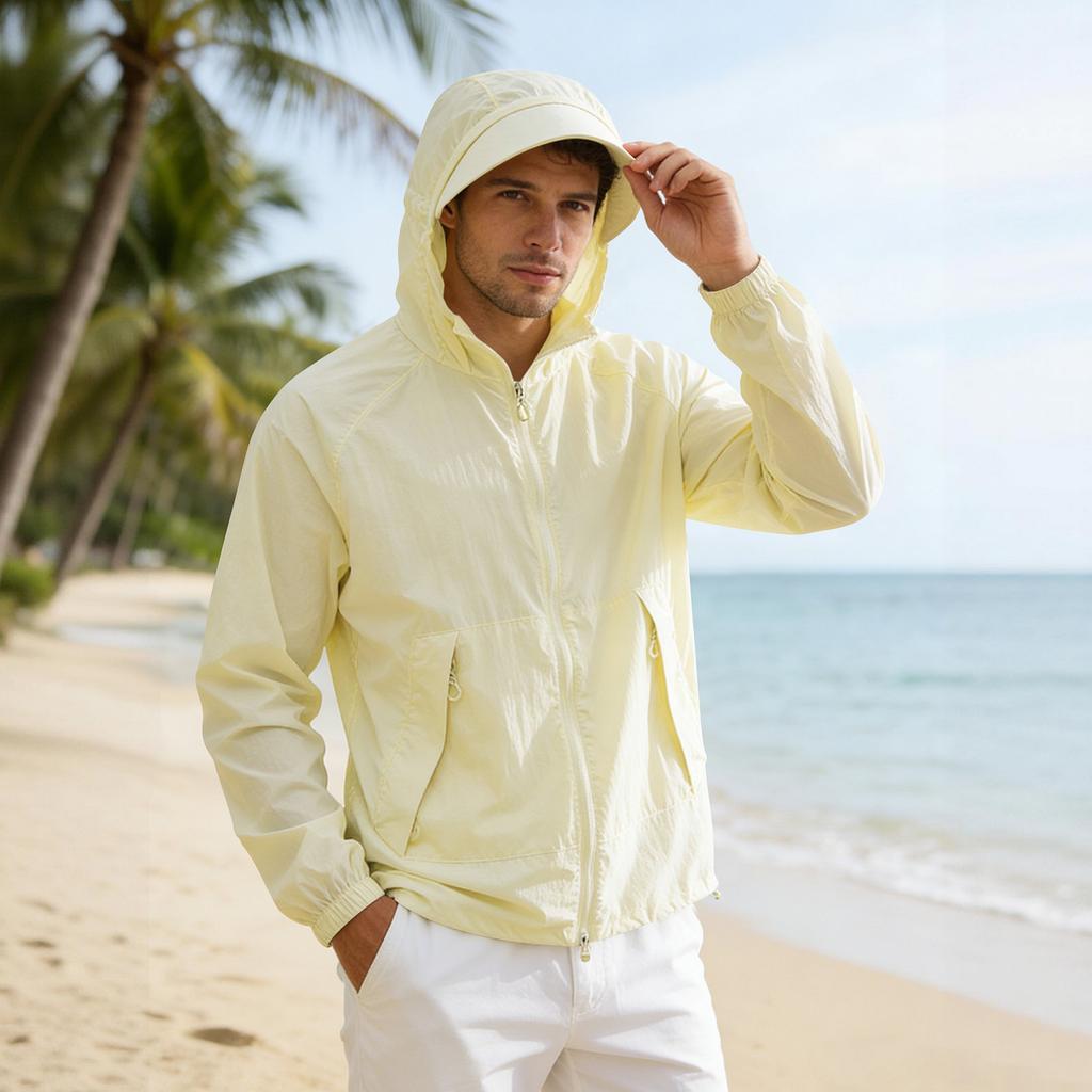 Men's And Women's Sun-protective Clothing Jackets Couple Skin Clothing Quick-drying And Breathable Tops