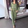 2024 Euro-American Autumn/Winter Casual Long Sleeve Sweatshirt & Pants Set