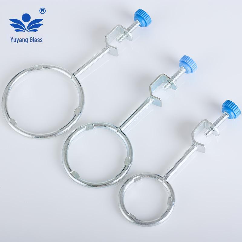 Iron Titration Stand with Three-Ring Butterfly Clip and Condenser Cross Clip