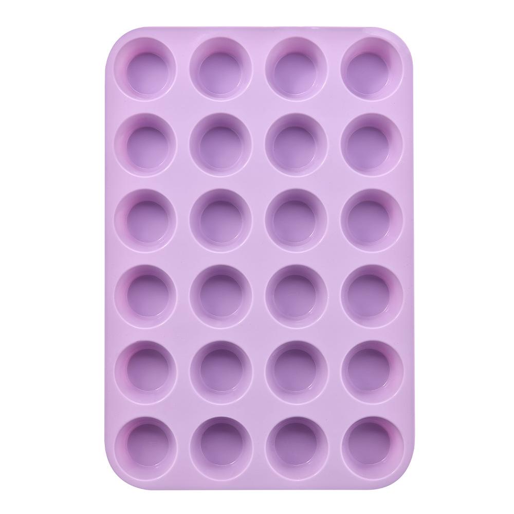 Stampo in Silicone per Muffin e Torte da 12/24 Tazze - Antiaderente, Resistente alle Alte Temperature, Strumento da Forno