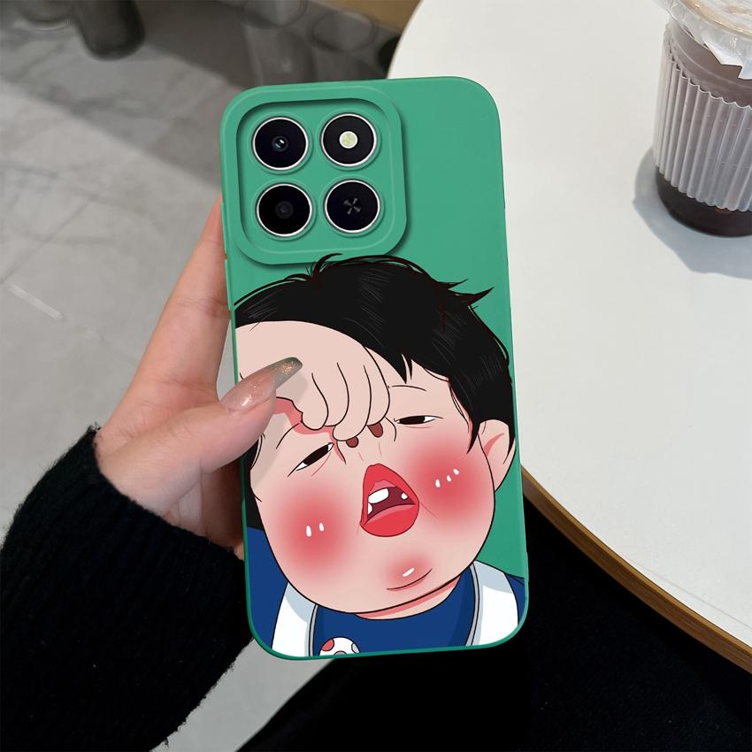 For Huawei Honor X6C X7C 400 Pro Lite Phone Case Pretty Pink Cloud Patterns Liquid Silicone Newly Upgrade Anti Drop Protective Covers For Huawei Shell