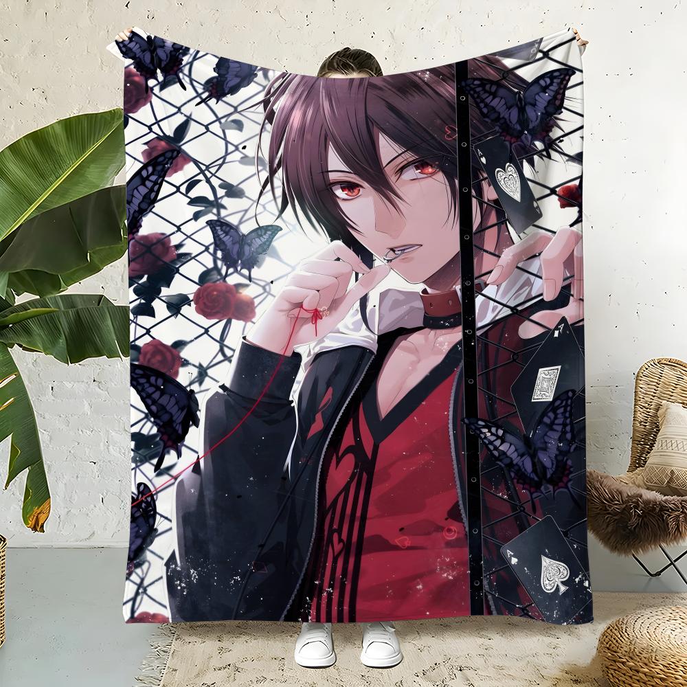 Game A-AMNESIA Throw  Flannel Throw Blanket,Bed Home Office Nap Blanket Travel,Camping,Picnic Blanket Soft Decor 75x90cm