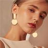 New Korean Heart Statement Drop Earrings  for Women Fashion Vintage Geometric Acrylic Dangle Hanging Earring Jewelry ear stu
