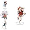 Genshin Impact Barbatos Keqing Barbara Hutao Acrylic Figure Stand Ideal For Decor