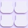 4Pcs Toilet Seat Lifter Self-Adhesive Easy Install Comfortable Handle for Anti-Touching Use Works with Most Toilet Lids