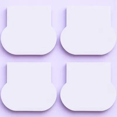 4Pcs Toilet Seat Lifter Self-Adhesive Easy Install Comfortable Handle for Anti-Touching Use Works with Most Toilet Lids
