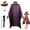 Anime Figures Megumin Cosplay Costume Carnival Uniform Dress Hat Glove Accessories Halloween Costume Party For Girls Women
