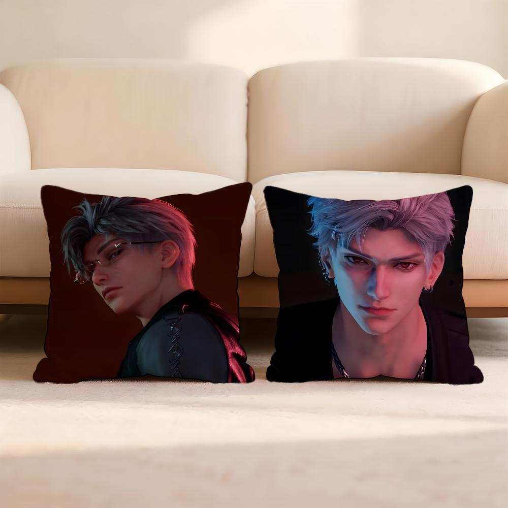 L-love and deepspace Cushion Cover Home & Car Multi-Scene Pillow Cover - Reversible, Soft & Durable for Daily Use