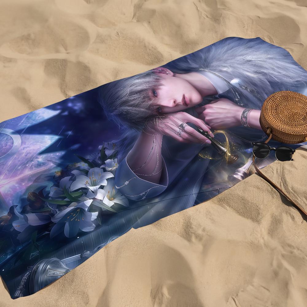Game Love and Deepspace Aster Towel Beach Towel Oversized Quick Dry Towel Absorbent Soft Swim BeachTowels for Men Women