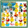 Christmas Rubber Duck Advent Calendar ,24 Days Christmas Countdown Calendar,24 Rubber Ducks for Boys Girls Christmas Party