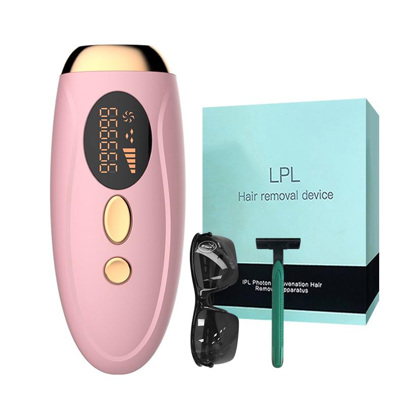 Portable LCD Display Electric Epilator Machine Flashes IPL Hair Removal Professional and Household Use