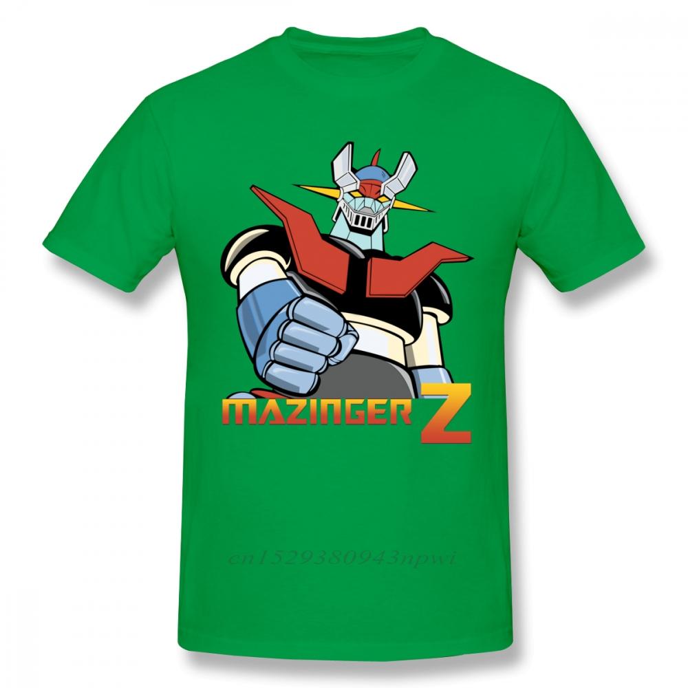 Cool Mazinger Z Robot T Shirt For Man New Short Sleeve Anime Oneck Tee Shirt High Street Vaporwave Fashion Mens Clothes