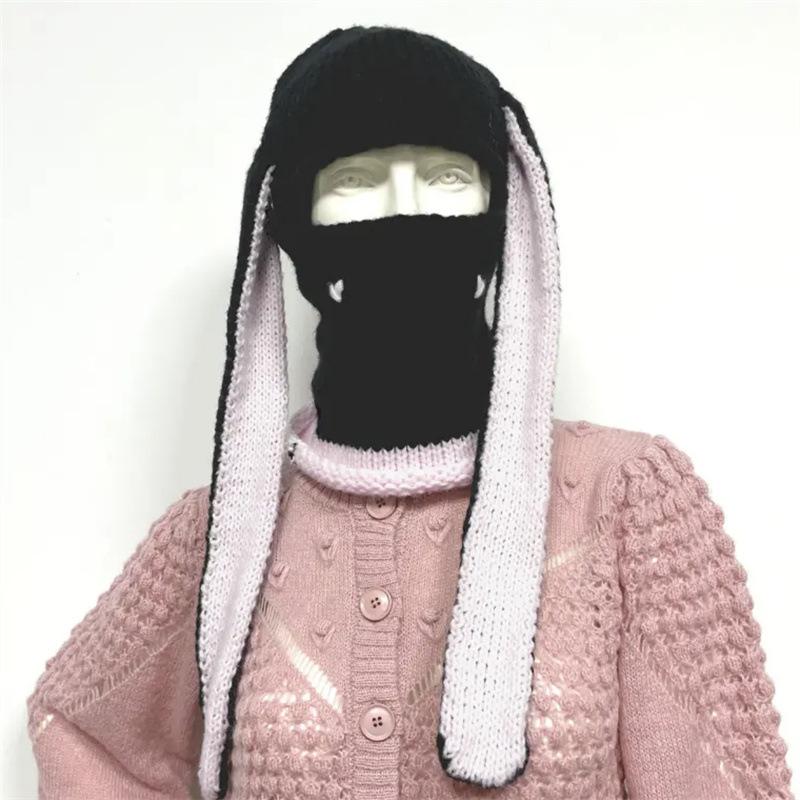 

Новая взрослая роговая шляпа на Хэллоуин, забавный костюм, связанная вручную шерстяная маска, цельная шляпа adult 57-59cm