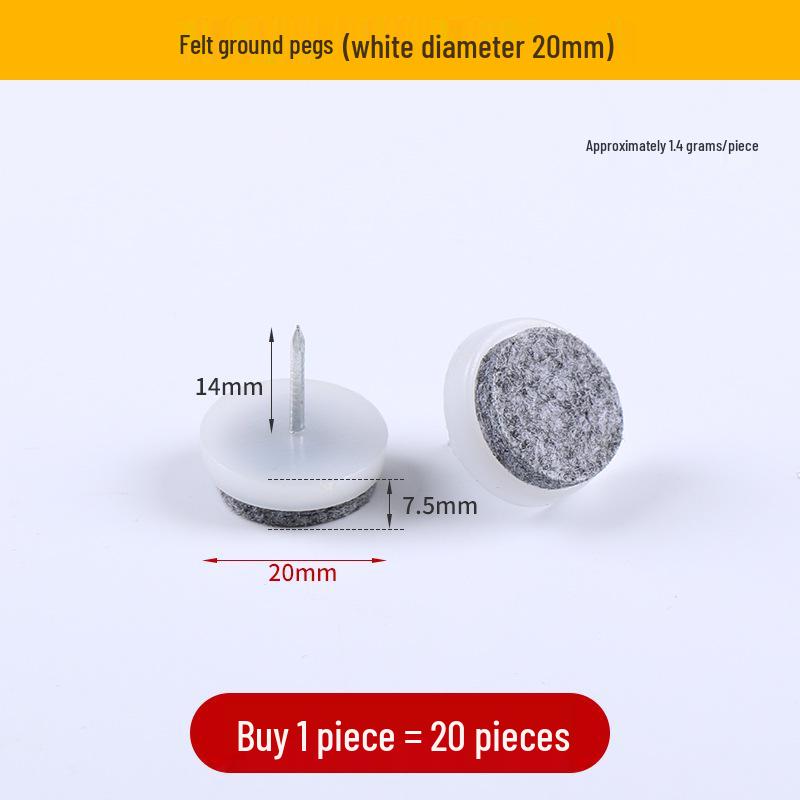 Moisture-Proof Felt Furniture Leg Pads for Tables and Chairs
