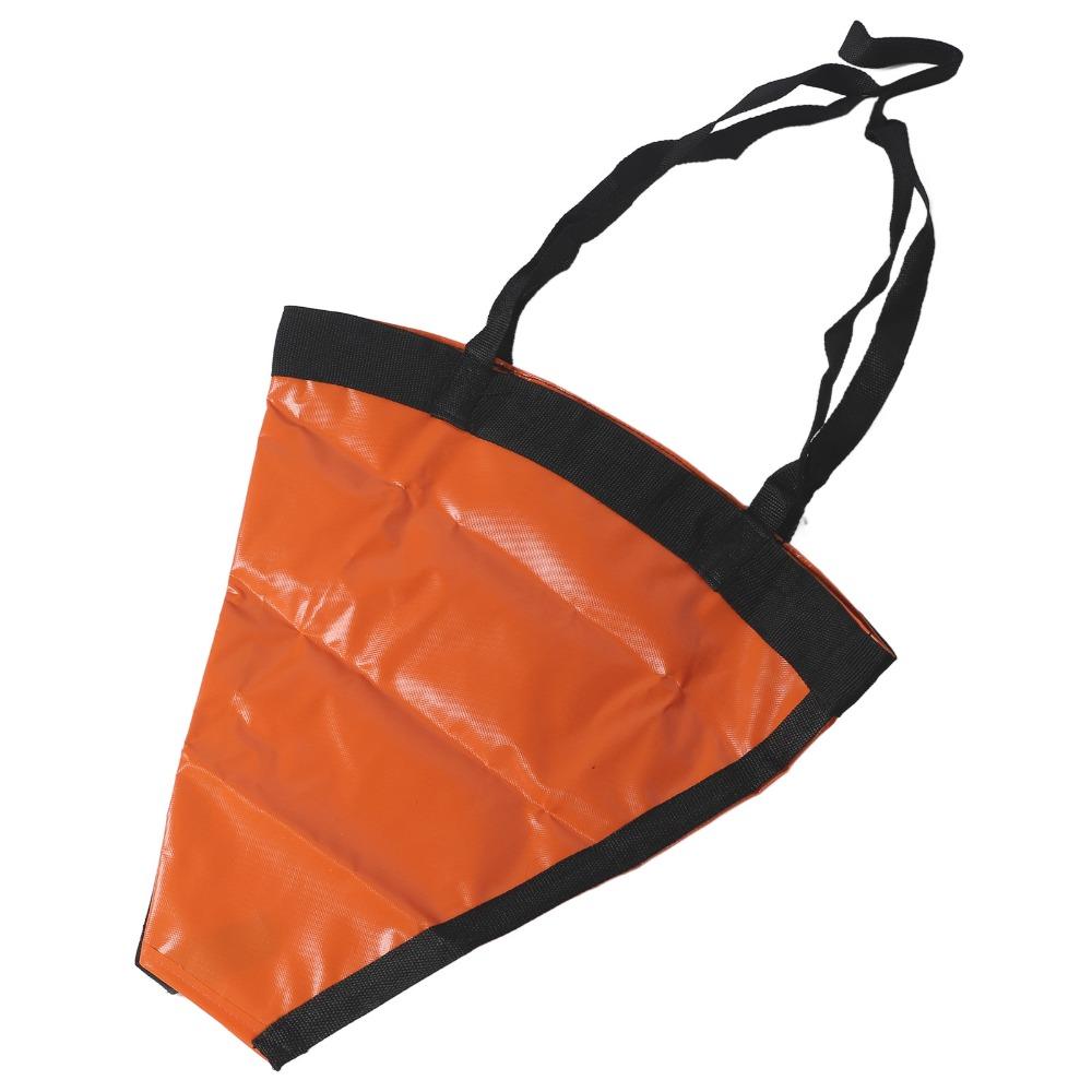 Portable Orange Drift Sock Drogue Drift Anchor Sea Anchor Marine Boat Parachute Pontoon