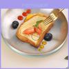 Modern Minimalist Stainless Steel Food Plate With Insulated Design For Daily Home Use
