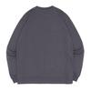 New Era Long Sleeve Cotton Pocket Graphite Solid Black Exclusive to and Stylish Perfect for Travel T-Shirt, L/S Tee, 14508001, N139LG088, Gray, XXL,