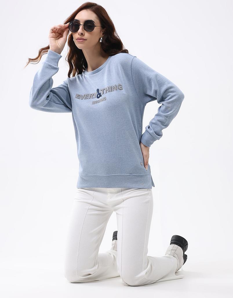 MONTE CARLO Women Round Neck Full Sleeves Top