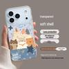 Apple 17ProMax Space Shell Phone Case iPhone Air/17/16, Puppy Kitten Design, Drop-Proof Soft Shell