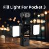 Magnetic Fill Light Rechargeable Vlogging Light Selfie Light for DJI Osmo Pocket 3 Camera Accessories