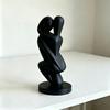 Three-dimensional Effect Statue 3D Printed Hugging Couple Sculpture, Abstract Embrace Figurine with Smooth Curves, Minimalist Balanced Weight Ornament