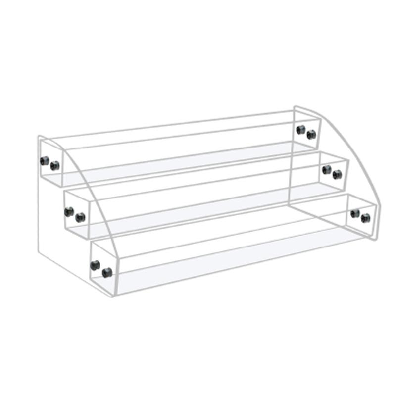 Acrylic Nail Polish Organiser 2-7 Tiers Tier Clear Nail Polish Holder Essential Oil Organiser Shelves Display Rack Stand