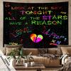 VIKAMA Rap Music Tapestry Bedroom Dormitory Bar Decoration Easy To Hang Wall Decoration
