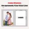 100 Seiten 6-Zoll Kinderalbum Niedliche Katze Gedenkalbum Kartenbuch Fotoaufbewahrung Baby-Wachstumsaufzeichnung Kreatives Geschenk für Kinder