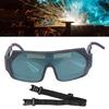 Adjustable Solar Auto Darken Welding Glasses with Comfortable Straps for Eye Protective Auto Darken Welding Goggles