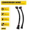 H11 To H1 Conversion Wire Two Harness Head Light High Low Adapter Socket Plug K
