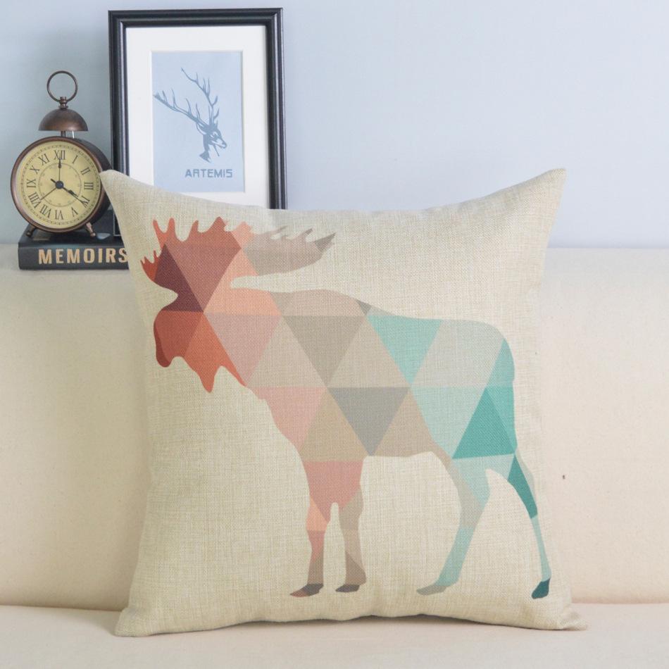 Pillow Cushion Cover Pillow Case Office Waist Back Sofa Seat Bedside Protection Pillow on The Head of The Bed Is Suitable for Nordic Household Use