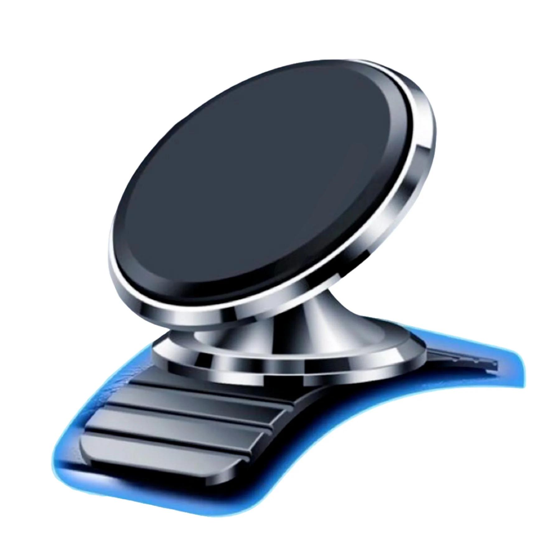 Strong Magnetic Suction Soft Base Car Mobile Phone Holder 360 ° Rotation Dashboard Arc Plane Universal чёрный