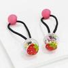 Women's Accessories Strawberry Color Ball Elastic Set