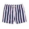 Men's Striped Print Casual Fashion Shorts Men's Printed Loose Breathable Shorts