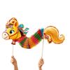 Cartoon Handheld Horse Ornaments 3 D New Year Decoration Dragon Horse Toy  Home Living Room Decor