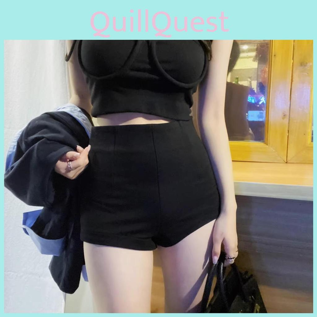 Womens Slim Fit Short Pants With Micro Elasticity For Casual Wear
