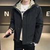 Jacket Men's Spring, Autumn and Winter 2025 New Trendy Brand Jacket Men's Handsome Casual Hooded Tooling Men's Jacket