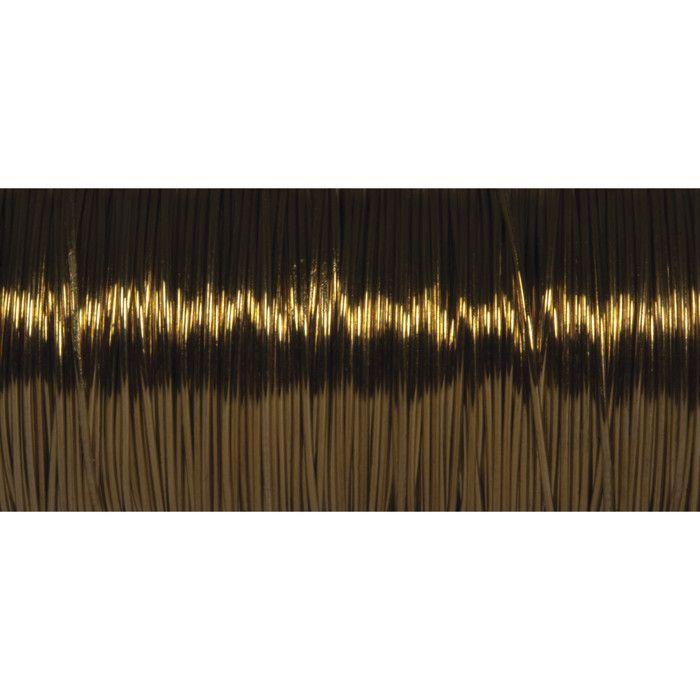 Brass Color Wire, 0.40 Mm Ø, 40 M Spool