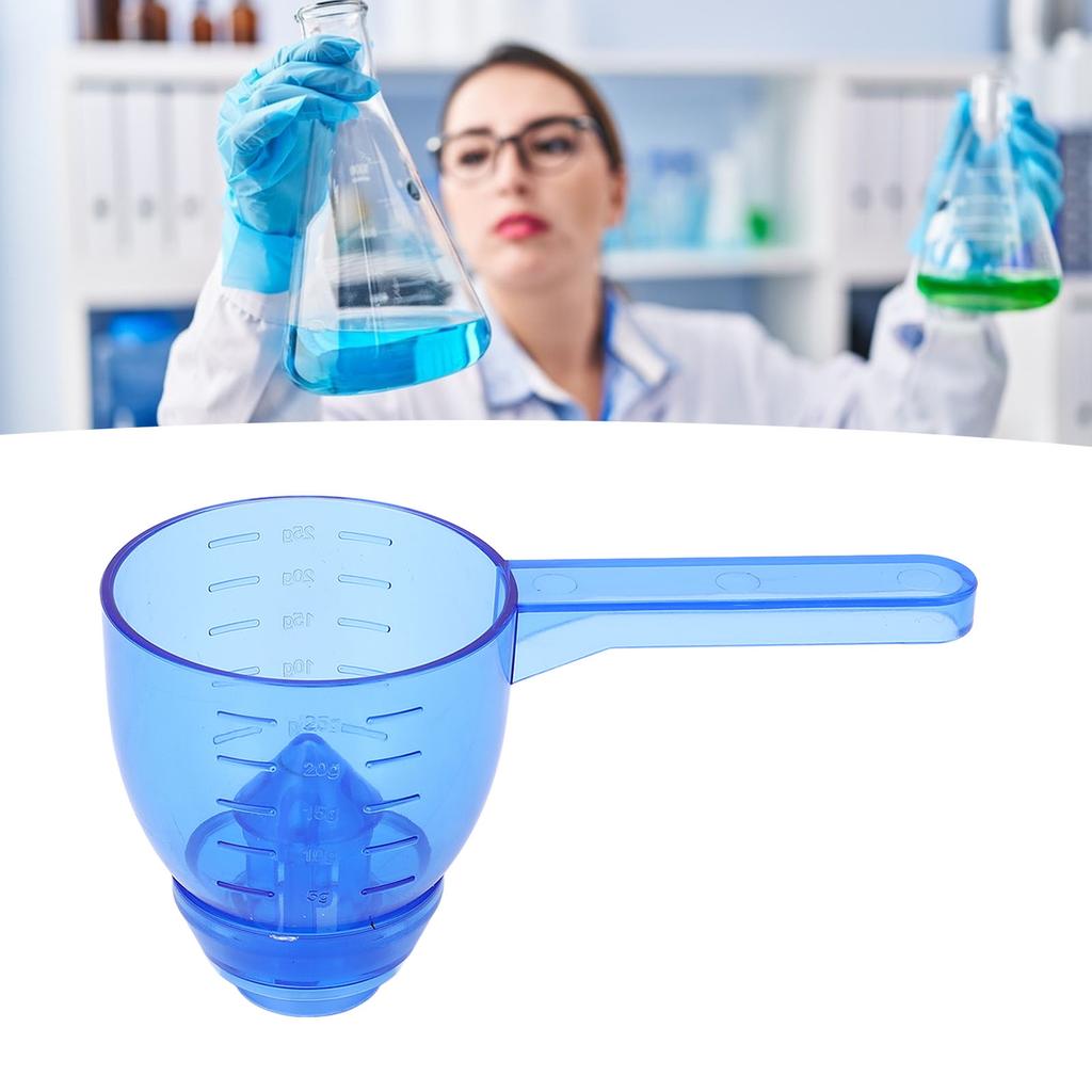 Measuring Scoop Funnel with Scale Spill Proof ABS Powder Measuring Spoon for Kitchen Tool