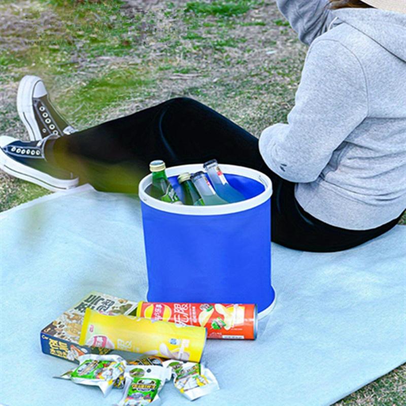 1PC/13L Multifunctional Folding Bucket Shrink Bucket Car Convenient Outdoor Folding Bucket Fishing Bucket for Car Washing